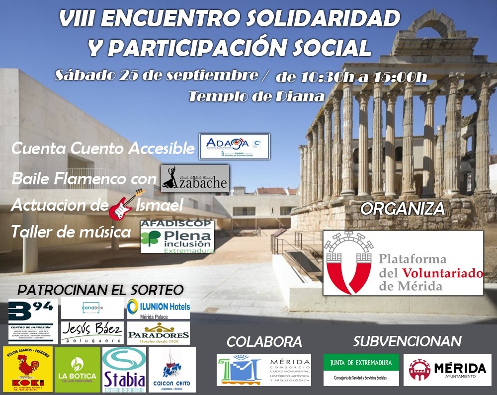 Accu Extremadura en el VIII Encuentro Solidaridad y Participación Social (Mérida)